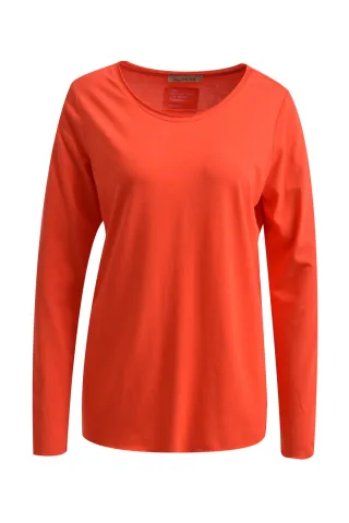 Smith&Soul - Longsleeve Bamboo Jersey chili - Gr. - XL