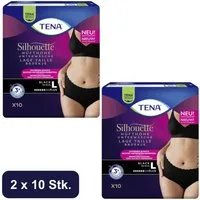 TENA Inkontinenz-Pants TENA - Silhouette Plus Black, L Gr., 20-St.