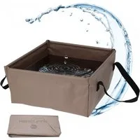 Spetebo Falteimer Camping Spülbecken - 36 x 36 cm faltbar - 20 Liter, (Anzahl, 1-tlg., Stück), mit praktischen Tragegriffen