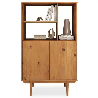 Idimex Highboard, Eiche, Holz, Kiefer, Vintage, 80x133x37 cm, FSC Mix, Wohnzimmer, Kommoden & Sideboards, Highboards