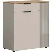 Home affaire Garderobenschrank EDIL, Höhe 88cm, 2 Türen, 1 Schubkasten, 3 Fächer (moderne Farbkombination, Platz für ca. 6 Paar Schuhe) Kommode, Schuhschrank, Schuhkommode, Sideboard, Anrichte