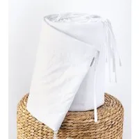 Loolay Bettnestchen BEIGE, GRAU, WEIß, ROSA Babybett BETTUMRANDUNG 420, 360, 210, 180x30cm, (Babynest Babyausstattung Kopfschutz Bettwäsche für Baby, 100% Baumwolle Babybett Bettschutzgitter Umrandung), LOOLAY® - 100% Europäische Stoffe und Kleinseri