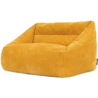 icon Sitzsack Sofa für Kinder aus Cord mit Füllung, Made in Germany, für Kinderzimmer, flauschig