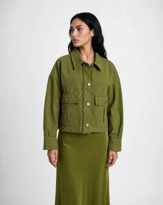 Smith&Soul - Utility Jacket olive - Gr. - S