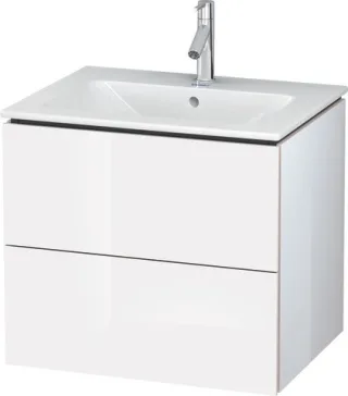 Duravit L-Cube Waschtischunterbau wandhängend Weiß Hochglanz 620x481x550 mm - LC624008585 LC624008585