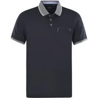Hajo Poloshirt Piqué-Poloshirt mit Kontrastdetails