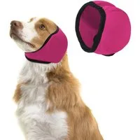 Ledander Duschhaube Hund Schwimmkappen,1 Stuck Verstellbar Hunde-Ohrschützer zum Schwimmen, Wasserdicht Badekappe für kleine, mittelgroße und große Hunde, Welpen