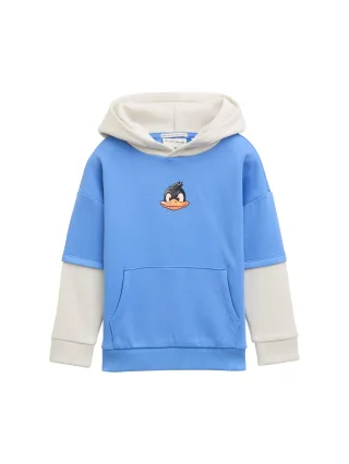 tom tailor kids - Hoodie Sweatshirt im 2-in-1-Look soft mid blue - Gr. - 98