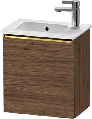 Duravit D-Neo Waschtischunterbau wandhängend Nussbaum dunkel Matt 410x274x440 mm - DE4259L34210000 DE4259L34210000