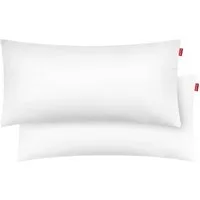 Blumtal Schlafkissen Blumtal Kopfkissen 80x80 cm mit anpassbarer Füllung - höhenverstellbar, Rückenschläfer, Seitenschläfer, Bauchschläfer, Einzeln und im praktischen 2er Set, 1tlg oder 2tlg, - 100% Mikrofaser & waschbar bis 95 Grad