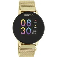 OOZOO Oozoo Damen Armbanduhr Smartwatches Smartwatch (kompatibel ab Android 5.1+ und IOS 8.0), Multifunktionsuhr, Damenuhr rund, groß (ca. 43mm) Metallarmband, Fashion-Style