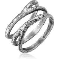 HAZE & GLORY Silberring Bandring - Comes around goes around 925 Silber