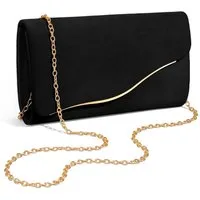 nsihing Abendtasche Damen Fashion-Abendtasche, Vintage-Samt-Clutch, mit abnehmbarer Kette, geeignet für Hochzeiten und Partys