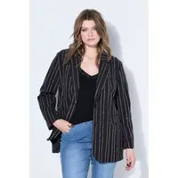 Studio Untold Blusenblazer Blazer oversized Pailletten-Nadelstreifen