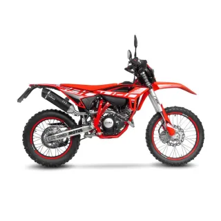 LeoVince Sport Auspuff LV One EVO Edelstahl BLACK Beta RR 125 LC Enduro/Motard Bj.2025-2026 EURO5+/ABE