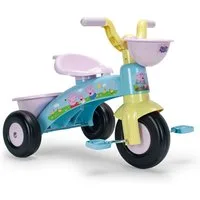 INJUSA Dreirad Peppa Wutz, Dreirad ab 1 Jahr, Kinderdreirad mit Pedalen Kinderfahrzeug