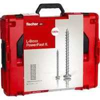 L-BOXX 102 PowerFast II Pan-Head, Schrauben-Set silber, 1801-teilig, mit Profi-Bitset