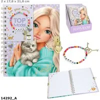 Depesche Spiel TOPModel Tagebuch mit Herzschloss, Armband & Sticker