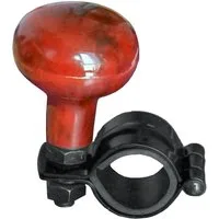 All Ride Lenkeradapter LENKRADKNAUF HOLZ OPTIK Steuerknopf Lenkknauf Lenkradknopf, (Lenkhilfe Fixlenker)