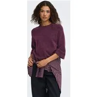ONLY Strickpullover ONLSIMONI 3/4 PULLOVER KNT NOOS Materialmix, regular fit