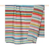 Wohndecke CELIN, PAD, Made in Europe, Wendefunktion, gestreift, mit Fransen, 150x200 cm