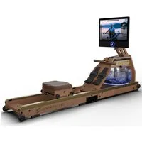 Sportstech Rudergerät AquaElite Wasserrudergerät, LED, App-Konnektivität, klappbar, 21,5" HD-Display