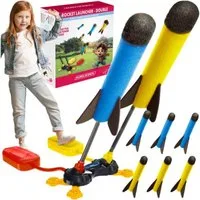KRUZZEL Spielzeug-Gartenset Doppelraketenwerfer Kinder, (Spar-Set, 8-tlg., aktiv langlebig), Einfache Bedienung ohne Stromversorgung