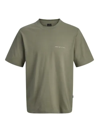 JACK&JONES - JPRBLAOWEN SS BRANDING TEE SN Smokey Olive - Gr. - S