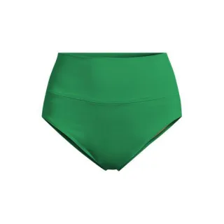 Bikinihose zum Umschlagen, High Waist, für Damen in Plus-Größe, Damen, size: plus, Blau, Elasthan/Nylon-Mischung, by Lands' End