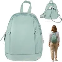Alessandro Salvatore Cityrucksack Rucksack Damen Damenrucksack Kunstleder Handtasche, Reise Freizeitrucksack klein Freizeit Bürorucksack Olbia 4053 + Etui