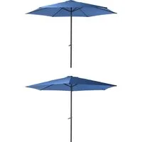 Garden Pleasure Sonnenschirm, Ø 300 cm, blau