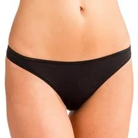 HERMKO String 5050 Tanga Slip, Baumwolle/Elastan, gute Passform, Feinripp