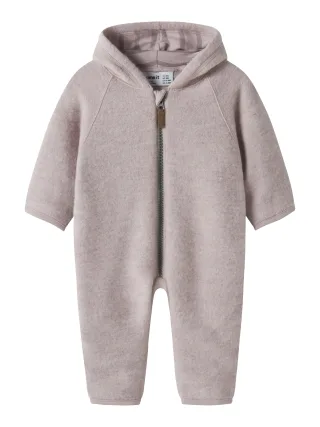 NAME IT - NBFWMINO WOOL BRU SUIT W/LINING violet ice - Gr. - 62
