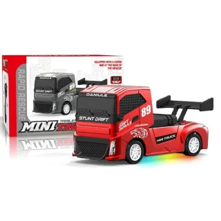 DANIULE Toys 3355 RTR 1/87 2.4G 4WD RC Car Mini Half-Scale Simulation Tractor Semi Drift Truck Optional Trailer Competit