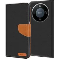 CoolGadget Handyhülle Denim Schutzhülle Flip Case für Honor Magic 8 Lite 6,79 Zoll, Book Cover Handy Tasche Hülle für Honor Magic8 Lite Klapphülle