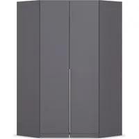 OTTO home Eckkleiderschrank Kleiderschrank Schrank Ankleidezimmer Schlafzimmer Garderobe AGORDO (in zwei Griff-Farben, Breite/Tiefe 117x117 cm, Höhen 210/229 cm) voll ausgestattet mit großzügigem Stauraum, 2 Höhen MADE IN GERMANY