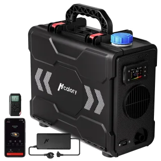 HCALORY TB2S / TB2S+ 6L 8KW Parking Diesel Air Heater All-in-One Portable Heater with CO Alarm Wireless Temperature Sens