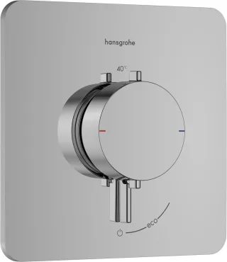 Hansgrohe Thermostat Unterputz Ecostat Comfort Q Fertigset 1 Verbraucher chrom, 33712000 33712000