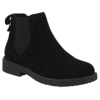Hush Puppies - Damen Stiefeletten "Maddy", Wildleder (Schwarz)