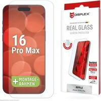 Displex Displayschutzglas DISPLEX Panzerglas Real Glass (2D) für iPhone 16 Pro Max