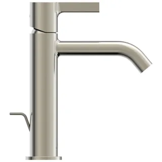 Ideal Standard Waschtischarmatur Joy Grande Ausladung 135mm mit Ablaufgarnitur Silver Storm, BE278GN BE278GN