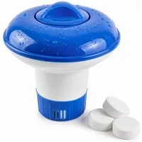 Bestlivings Chlordosierschwimmer für Pools/Whirlpools, (1-tlg) Ø13cm, verstellbare Dosieröffnung, für Chlortabletten bis zu 20g