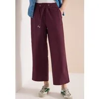 CECIL Stoffhose Style Neele mit Gummizug und aus Leinen-Viskose-Mix
