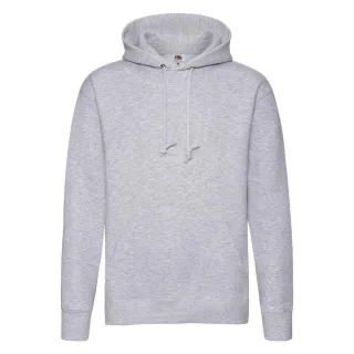 Fruit of the Loom - "Premium" Kapuzenpullover für Herren/Damen Unisex (Grau meliert)