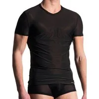 MANSTORE T-Shirt MANSTORE M101: V-Neck-Shirt, schwarz