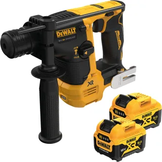 DEWALT Akku-Bohrhammer 14mm SDS-plus 12V + Akku + Schnellladegerät - DCH072P2-QW