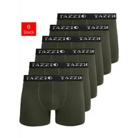Tazzio Boxershorts 6er Pack BS1010 (Packung, 6-St., 6er-Pack) mit Logoschriftzug am Bund