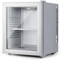 Klarstein Table Top Kühlschrank 10035224, 47.5 cm hoch, 38 cm breit, Hausbar Minikühlschrank ohne Gefrierfach Getränkekühlschrank Glastür