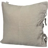 beties Kissenbezug Leinen, (1 Stück), Leinen Kissenhülle ca. 40x40 cm (leinen-taupe)