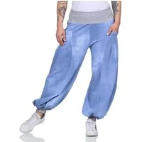 CLEO STYLE Haremshose/Jodhpur-Hose Haremshose 4452 34-38 Hellblau